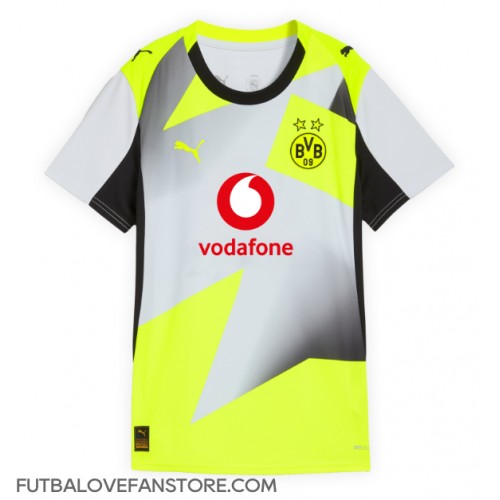 Borussia Dortmund Yan Couto #2 Vonkajší Ženy futbalový dres 2025-26 Krátky Rukáv Borussia Dortmund Yan Couto #2 Vonkajší Ženy futbalový dres 2025-26 Krátky Rukáv